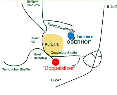 Anfahrtskizze Oberhof